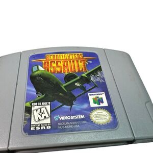 Aerofighters Assault Nintendo 64 N64 Video Game Video System Tested Works